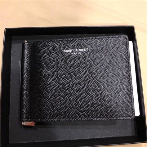 ysl money clip|ysl credit card wallet.